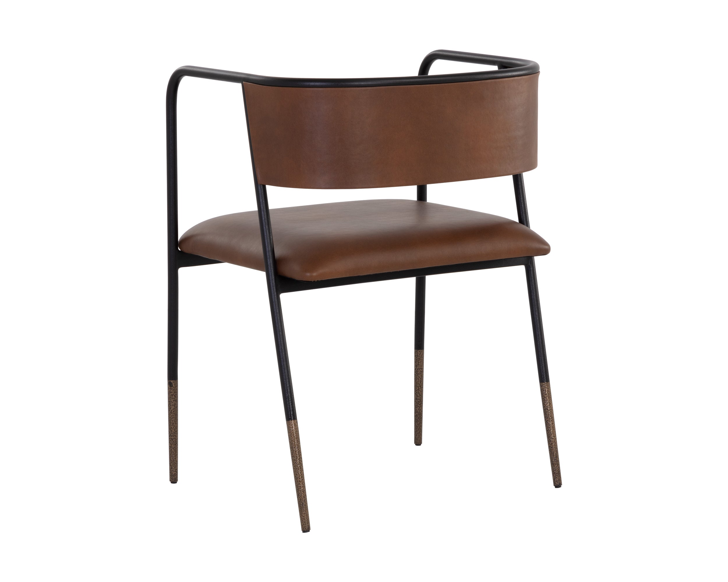 Brenan Dining Armchair - Bravo Cognac