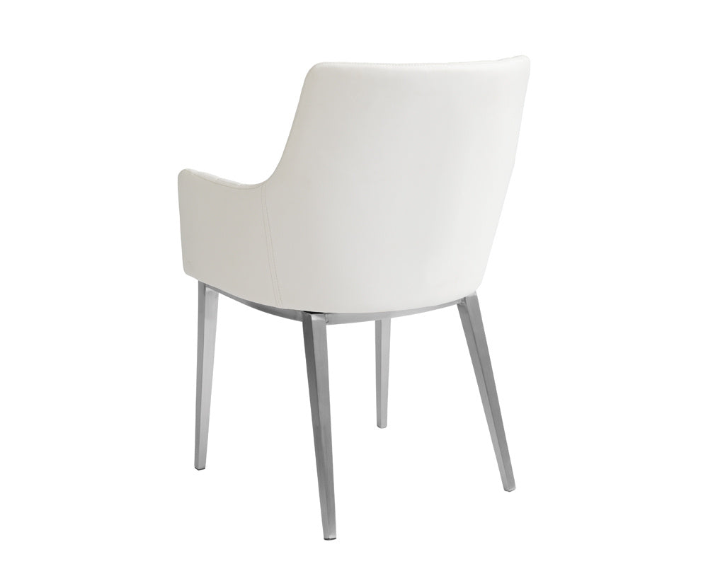 Chase Dining Armchair - White