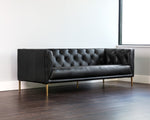 Westin Sofa - Vintage Black Night Leather