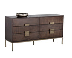 Jade Dresser - Antique Brass  Dark Mango