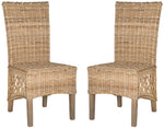 Safavieh Sumatra 19''H Rattan Side Chair, FOX1601 - Natural