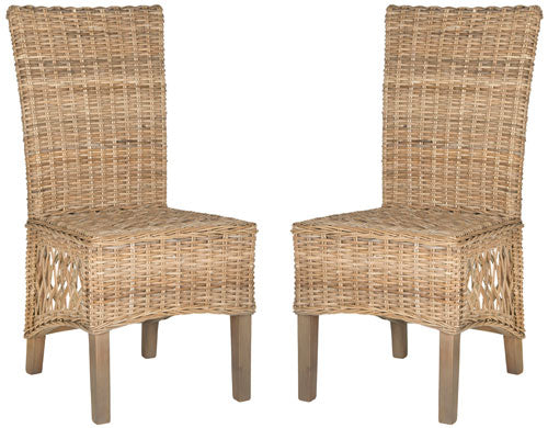 Safavieh Sumatra 19''H Rattan Side Chair, FOX1601 - Natural