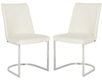 Safavieh Parkston Side Chair (Set of 2), FOX2013 - White