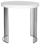 Safavieh Kelly Mid Century Scandinavian Side Table, FOX4201 - White