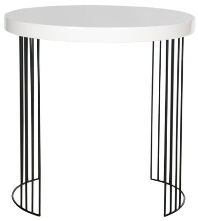 Safavieh Kelly Mid Century Scandinavian Side Table, FOX4201 - White