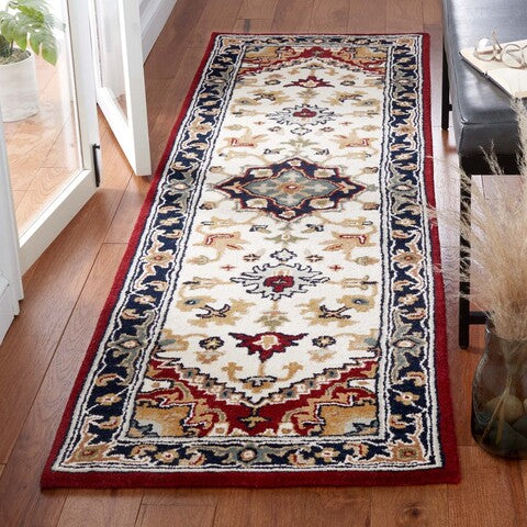 Safavieh Heritage 625 Rug, HG625 - Ivory / Red