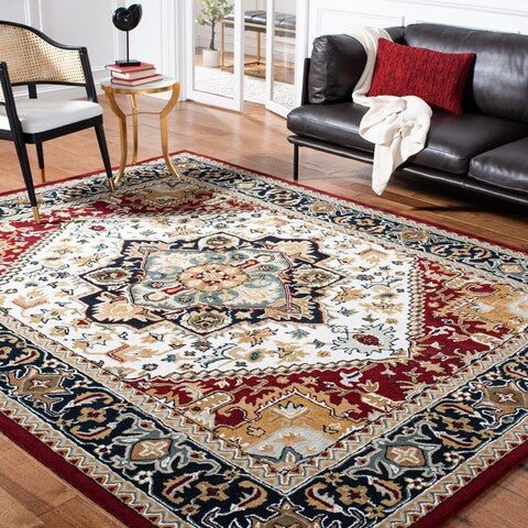 Safavieh Heritage 625 Rug, HG625 - Ivory / Red