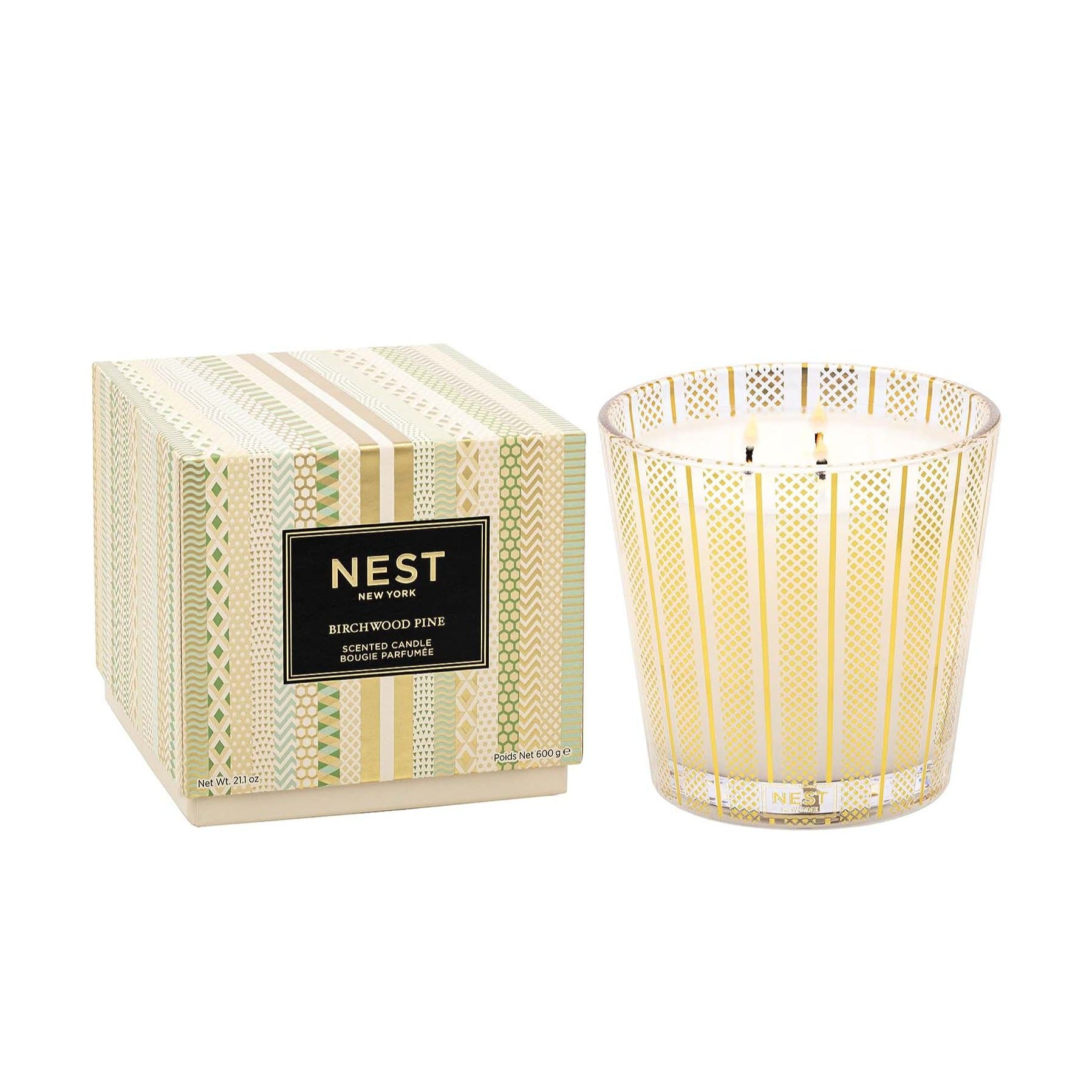 2 x NEST 3-Wick Candle top 21.2 oz