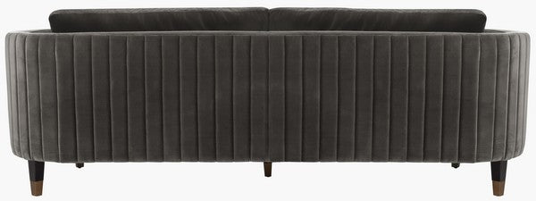 Safavieh Couture Winford Velvet Sofa , KNT7045 - Shale