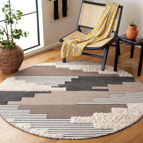 Safavieh Kenya 278 Rug, KNY278 - Black / Ivory