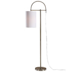 Home Decor Arc Style Base Finished In An Antique Brushed Brass Floor Lamp