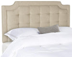 Safavieh Sapphire Tufted Linen Headboard  , MCR4047 - Hemp