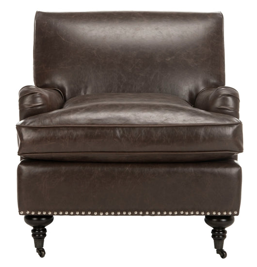 Safavieh Chloe Club Chair, MCR4571 - Antique Brown