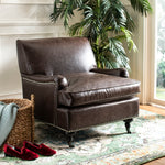 Safavieh Chloe Club Chair, MCR4571 - Antique Brown