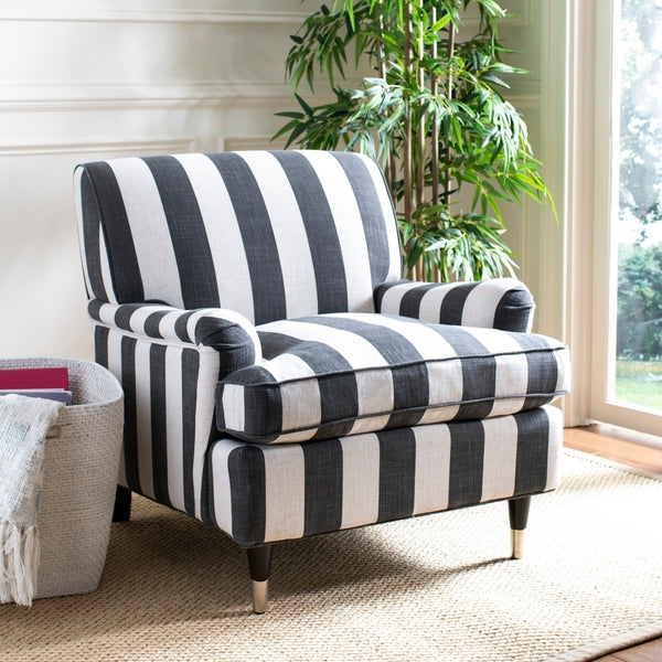 Safavieh Chloe Club Chair, MCR4571 - Black / White