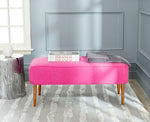 Safavieh Levi Bench, MCR4609 - Berry