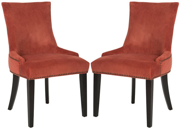 Safavieh Lester 19''H Dining Chairs (Set of 2), MCR4709 - Rust