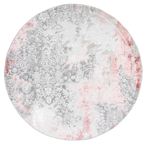 Safavieh Meadow 573 Rug, MDW573 - Light Grey / Pink