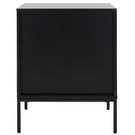 Safavieh Zadie 2 Drawer Rattan Nightstand, NST5007 - Black