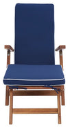 Safavieh Palmdale Lounge Chair, PAT7015 - Natural / Navy