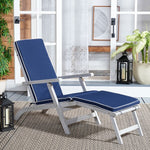 Safavieh Palmdale Lounge Chair, PAT7015 - Grey / Navy