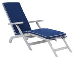 Safavieh Palmdale Lounge Chair, PAT7015 - Grey / Navy