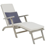 Safavieh Palmdale Lounge Chair, PAT7015 - Grey / Beige / Navy White