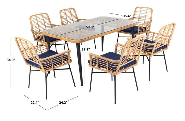 Safavieh Beson 7Pc Dining Set , PAT9010