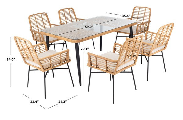 Safavieh Beson 7Pc Dining Set , PAT9010