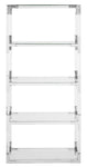 Safavieh Couture Hayley Acrylic Bookshelf, Sfv2507 - Silver