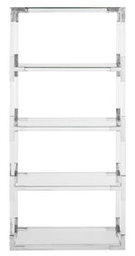 Safavieh Couture Hayley Acrylic Bookshelf, Sfv2507 - Silver