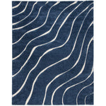 Safavieh Shag 472 Rug, SG472 - Dark Blue / Cream