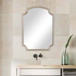 Home Decor Arched Mirror - Antique Golden Champagne