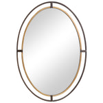 Home Decor Double Frame Mirror - Bronze/gold