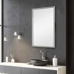 Home Decor Simple Design Mirror - Stainless Steel