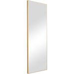 Decor Market Contemporary Thin Frame Mirror - Gold