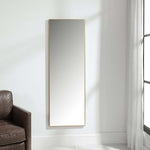 Decor Market Contemporary Thin Frame Mirror - Gold