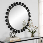 Home Decor Mirror Matte Black Finish