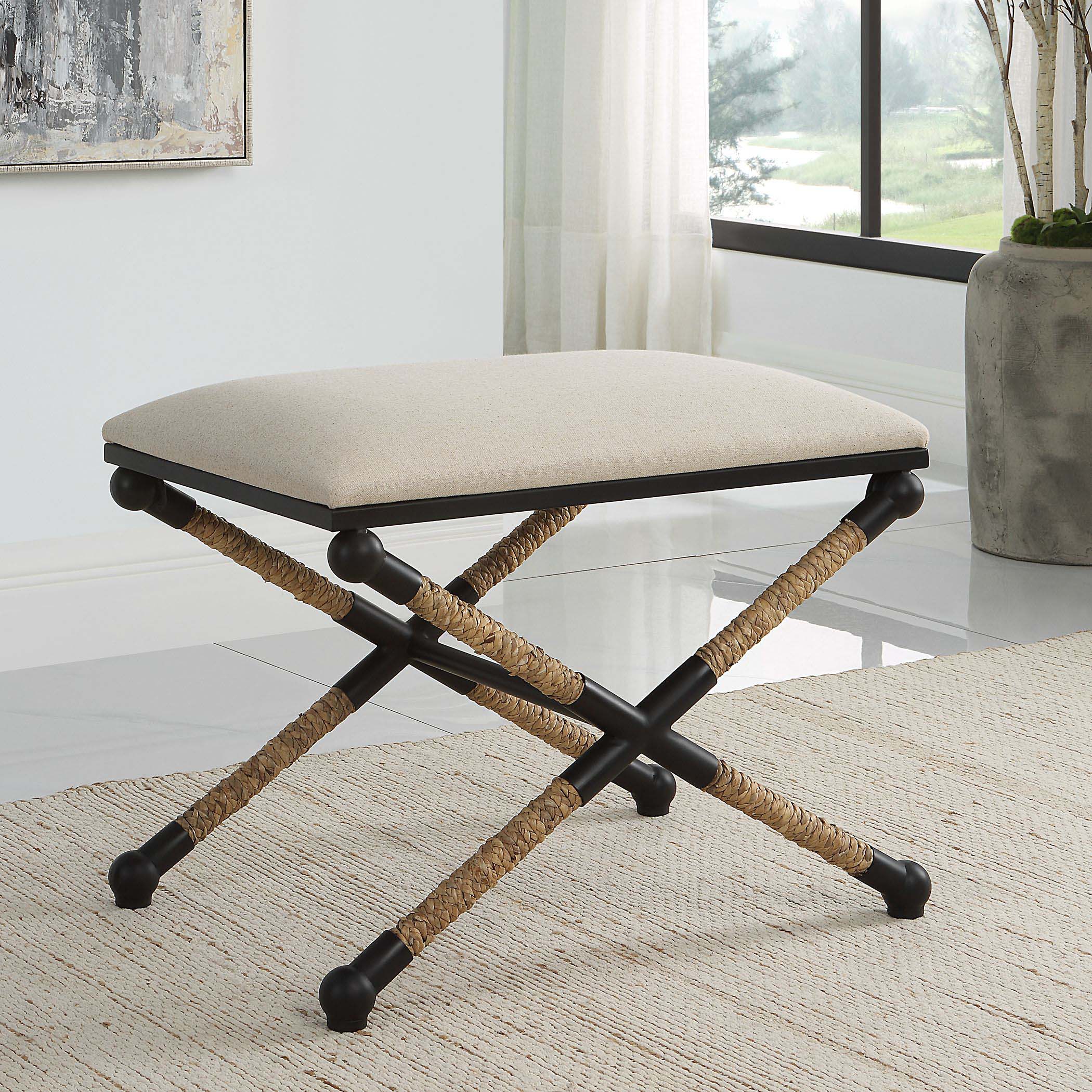 Home Decor Braided Accent Stool