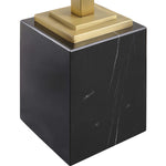 Home Decor Black Marble Accent Table