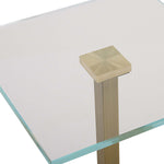 Home Decor White Marble Accent Table