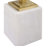 Home Decor White Marble Accent Table