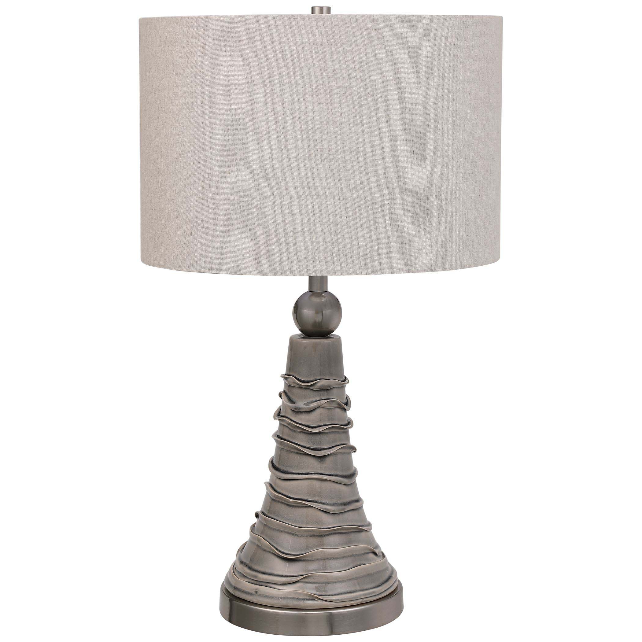 Home Decor Dove Gray Ceramic Table Lamp