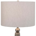 Home Decor Dove Gray Ceramic Table Lamp