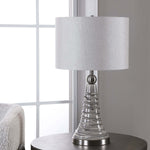 Home Decor Dove Gray Ceramic Table Lamp