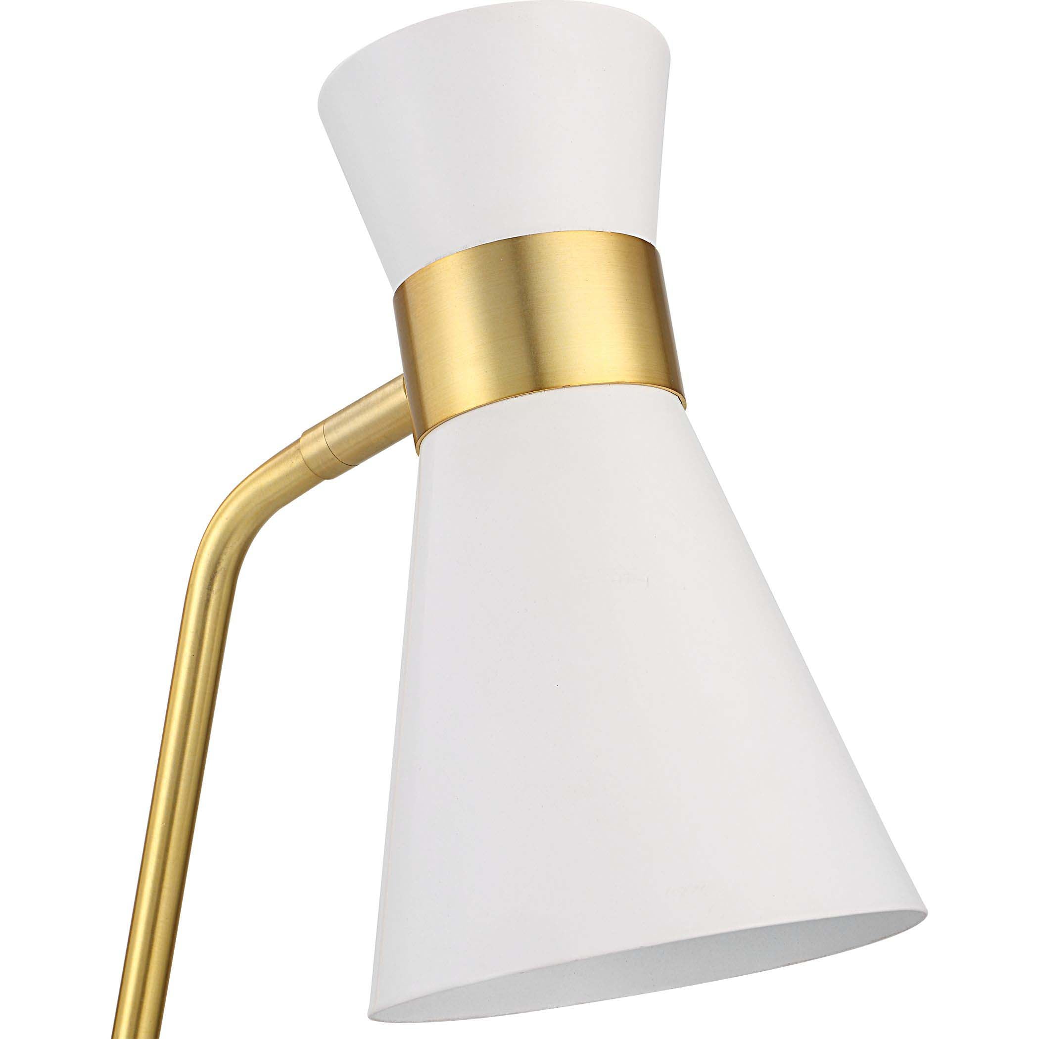 Gold Home Decor Desk Lamp White Marble