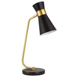 Gold Home Decor Desk Lamp Black Marble