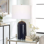 Navy Blue Home Decor Table Lamp