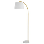 Gold Home Decor Floor Lamp White Marble