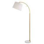 Gold Home Decor Floor Lamp White Marble